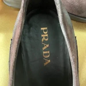 NWOT Prada Men’s Distressed Suede Slip on Loafers 11 Prada | Shoes | Nwot Prada Mens Distressed Suede Slip On  main image 2